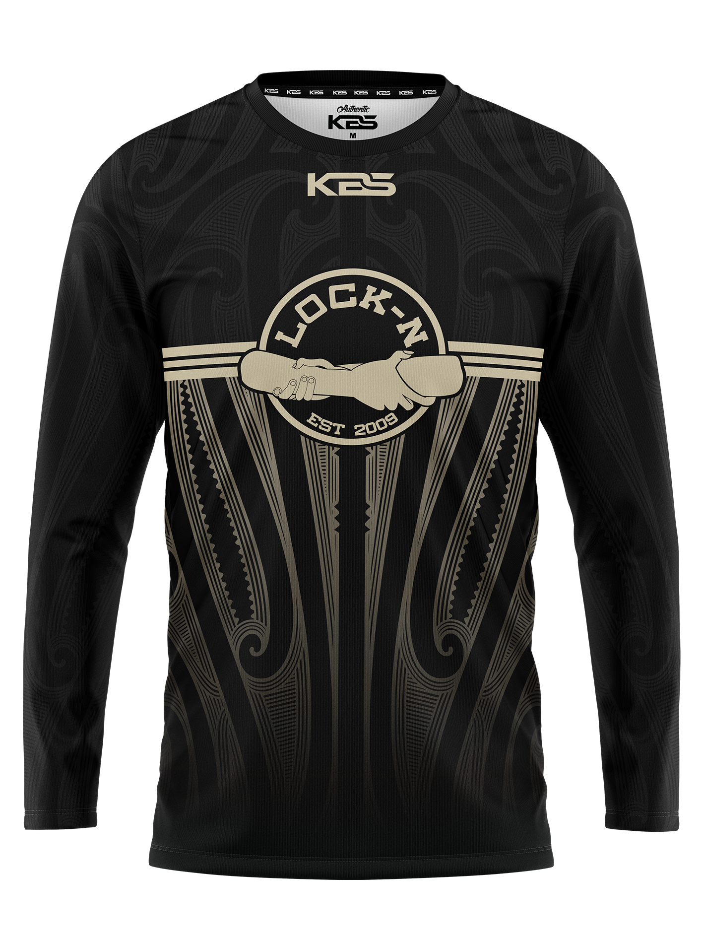 Lock-N Sublimated Long Sleeve (Black)