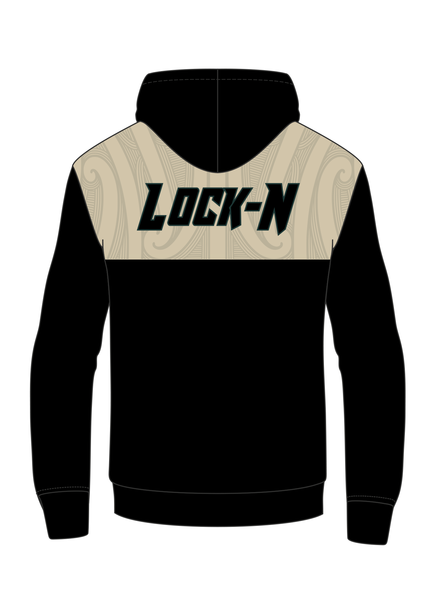 Lock-N Sublimated Hybrid Hoodie