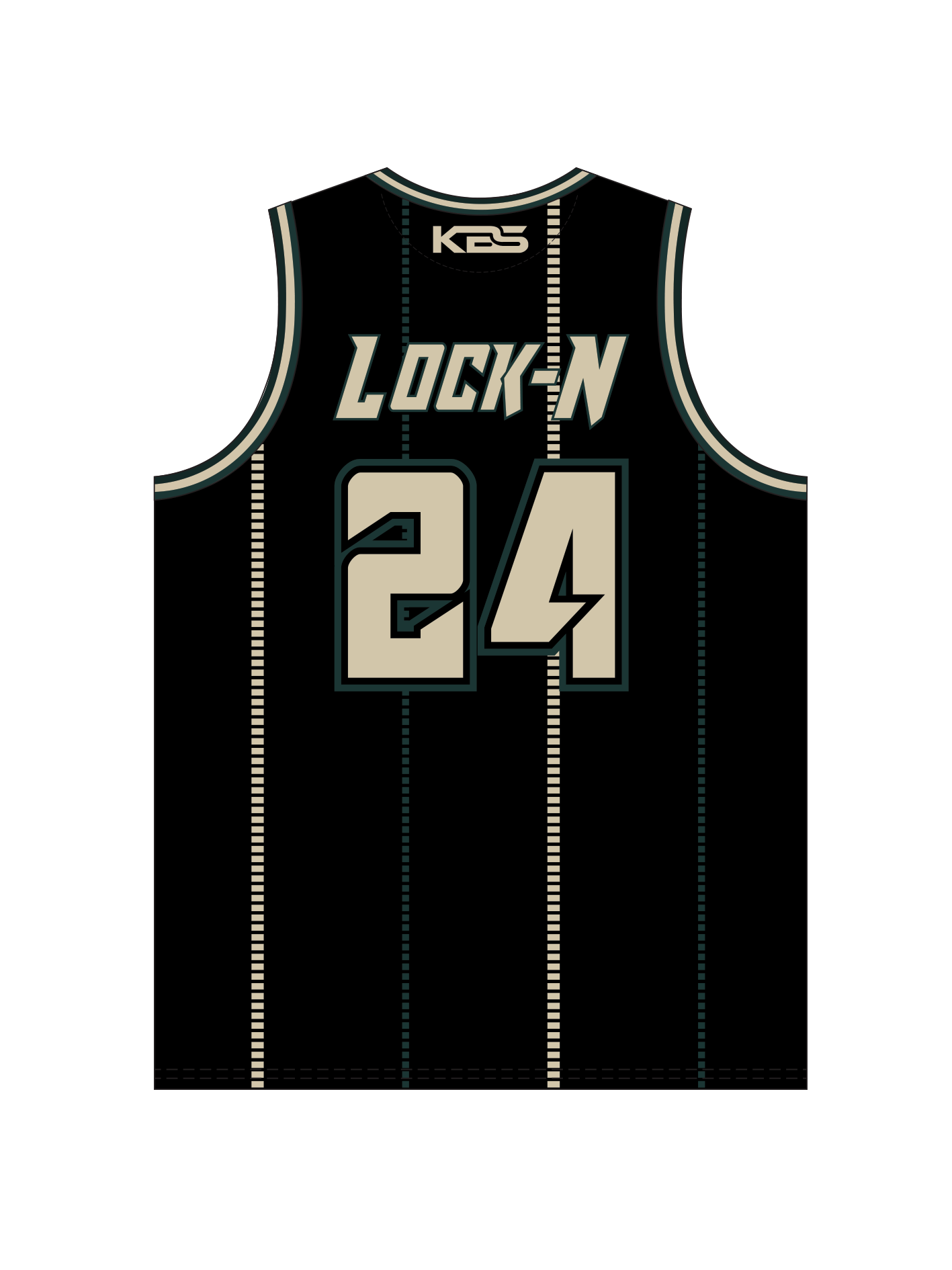 Lock-N - Sublimated Basketball Singlet