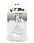 Ngati Hine Touch - White Replica On Field Singlet