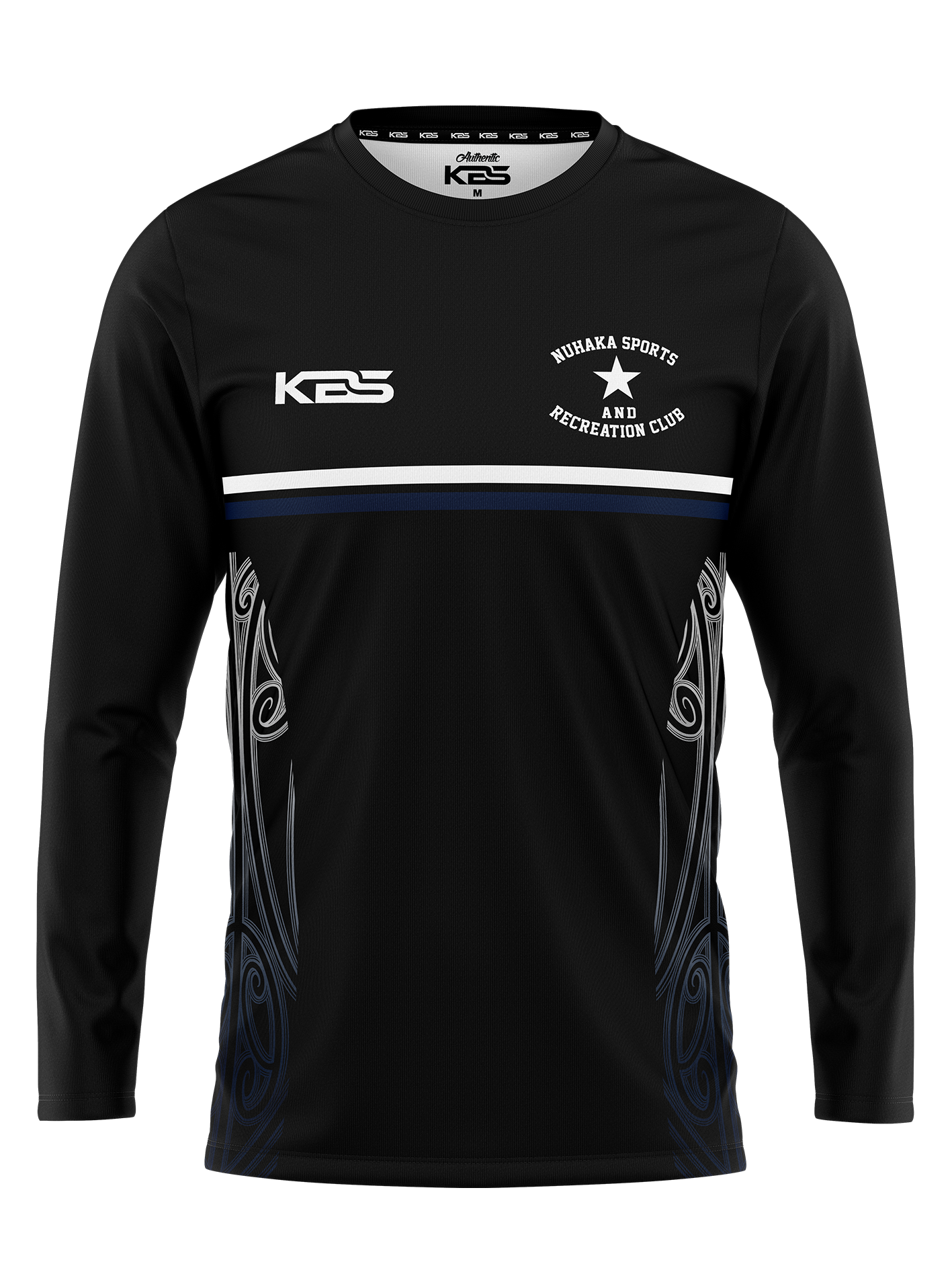 Nuhaka Sports & Recreation Club - Sublimated Long Sleeve (Black)