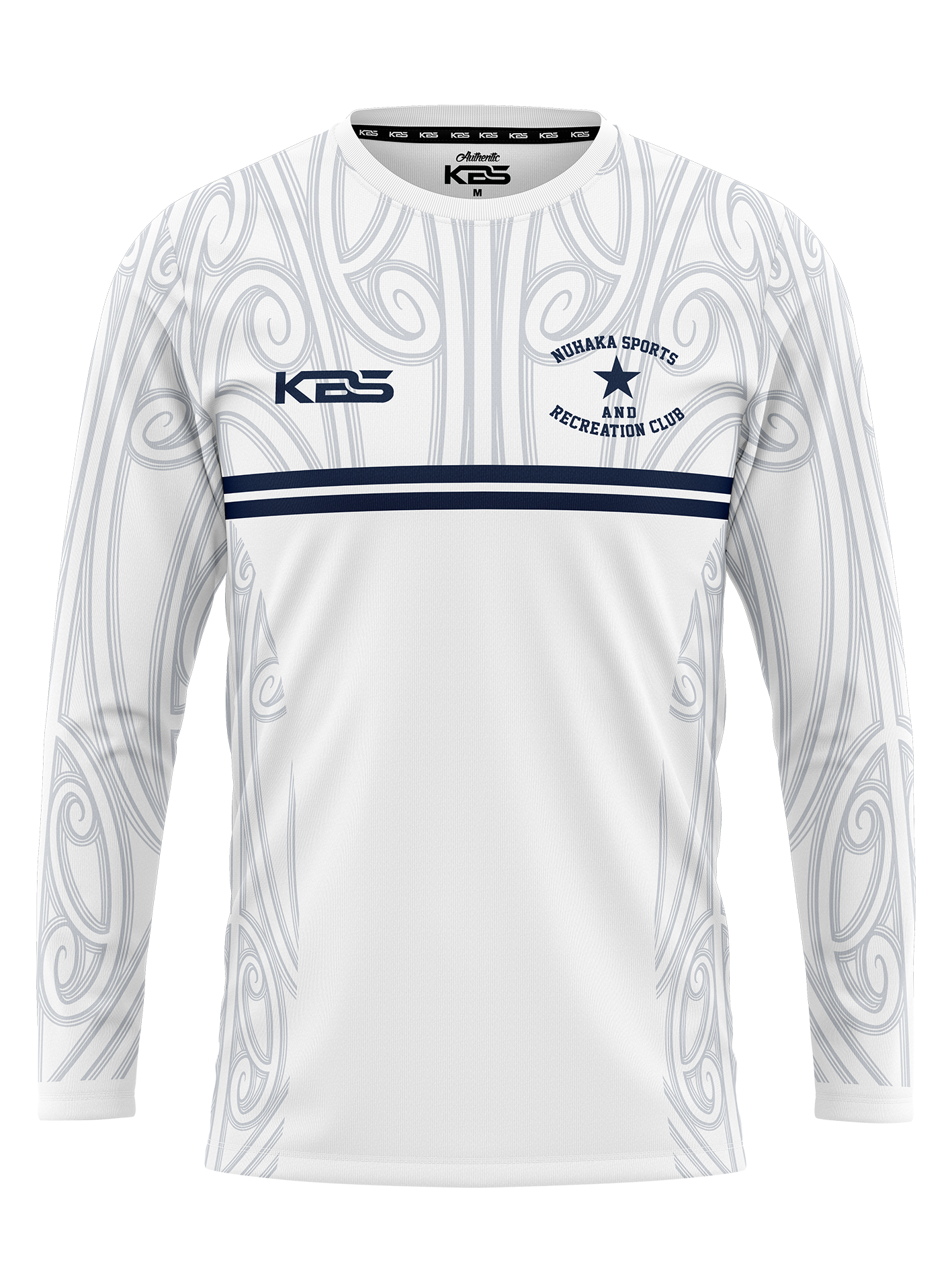 Nuhaka Sports & Recreation Club - Sublimated Long Sleeve (White)