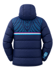 TKKM o Whakarewa i te reo ki Tuwharetoa - Hooded Puffer Jacket (Dark Blue)