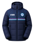 TKKM o Whakarewa i te reo ki Tuwharetoa - Hooded Puffer Jacket (Dark Blue)