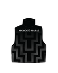 Mangatū Marae - Puffer Vest (Black)