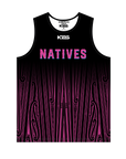Natives Sports Performance - N-Line Singlet (Black & Pink)
