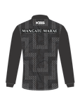 Mangatū Marae - Long Sleeve Polo (Grey)