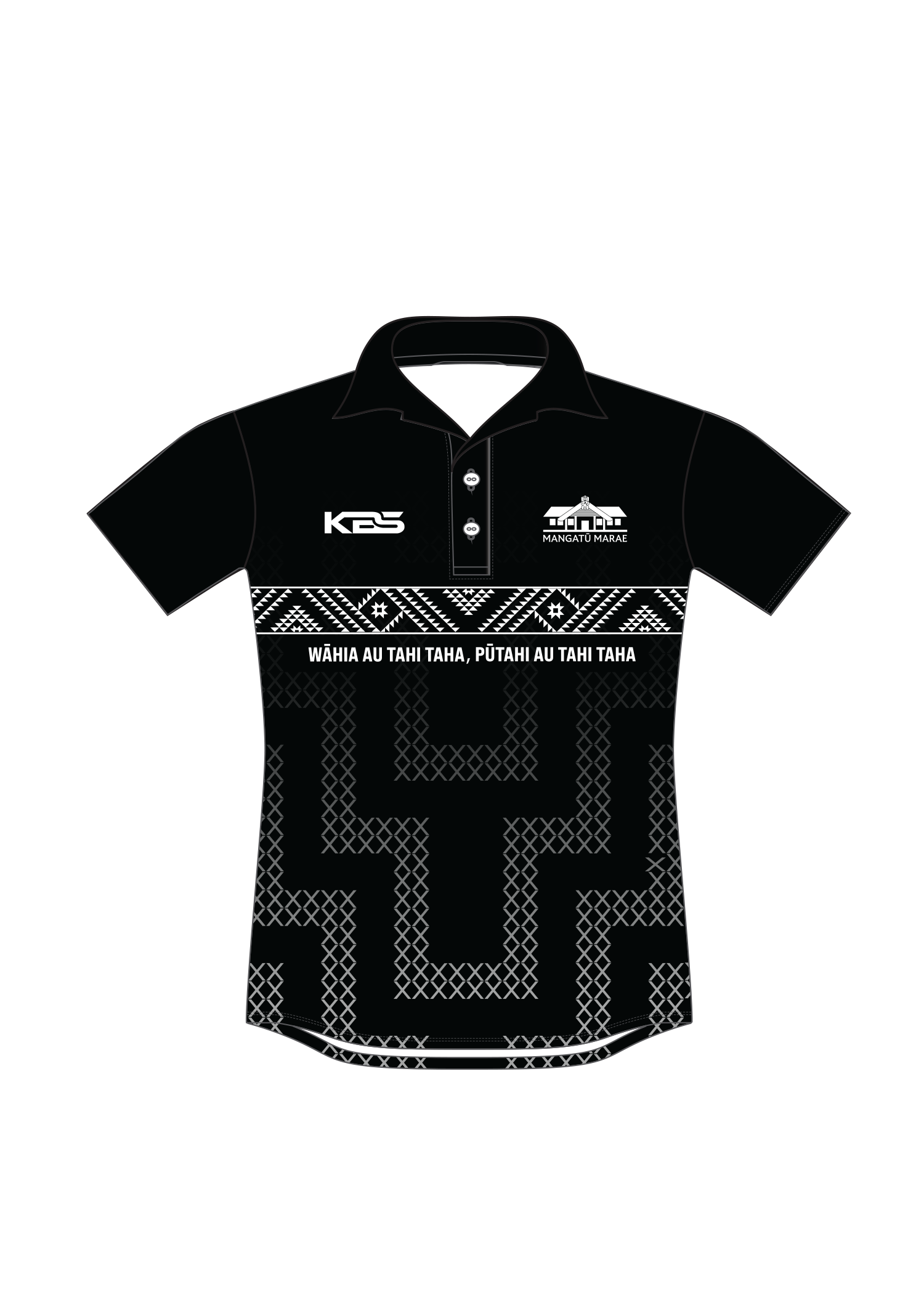 Mangatū Marae - Polo (Black)