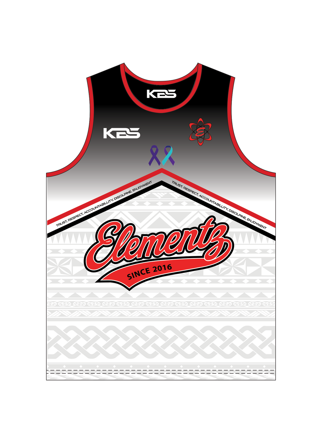 Elementz - Reversible Singlet – KBS Sportswear & Apparel NZ