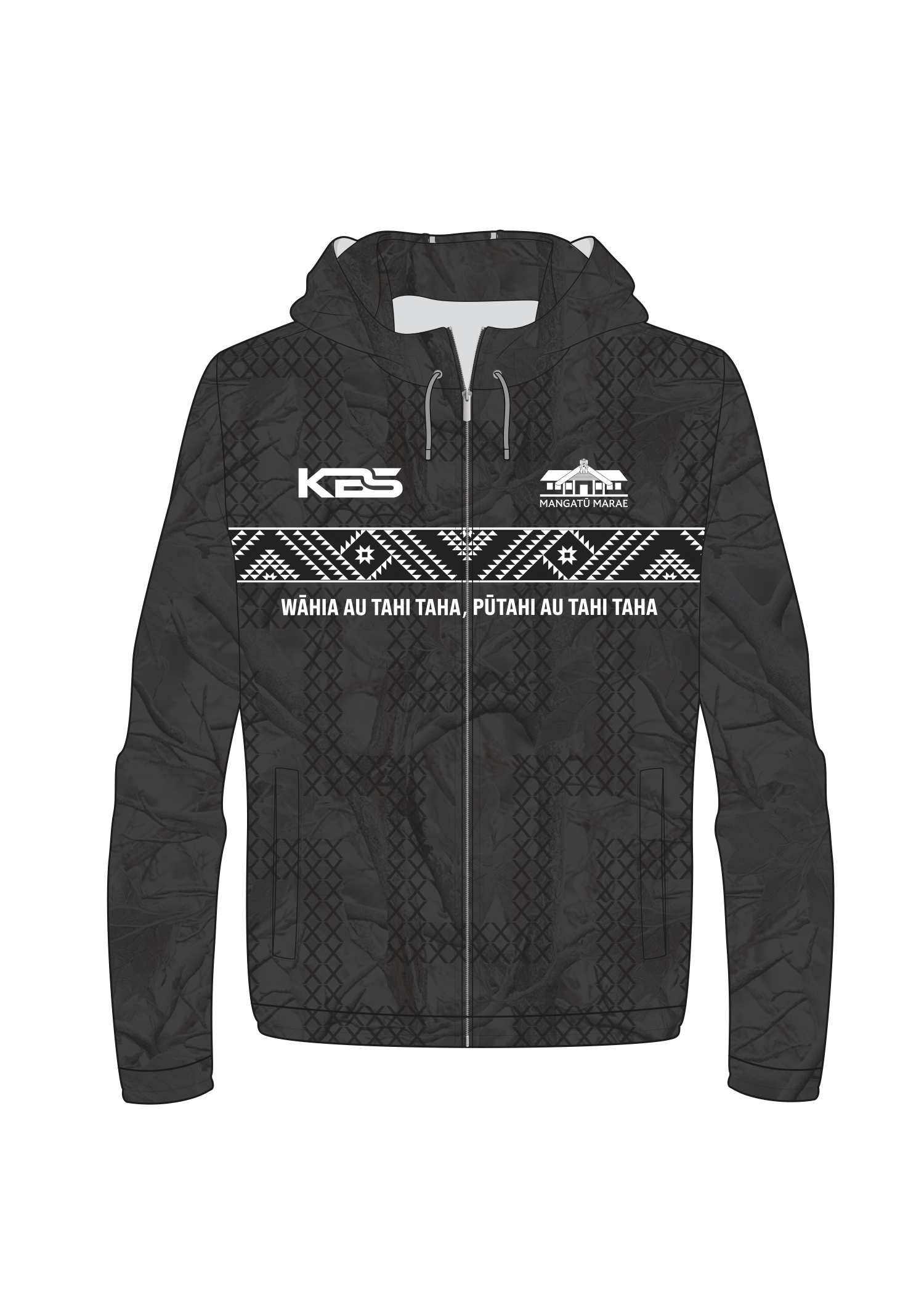Mangatū Marae - N-Line Jacket (Grey)