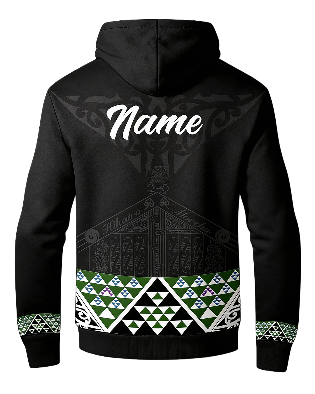 Hikairo-Morehu Whānau - Hoodie (Black)