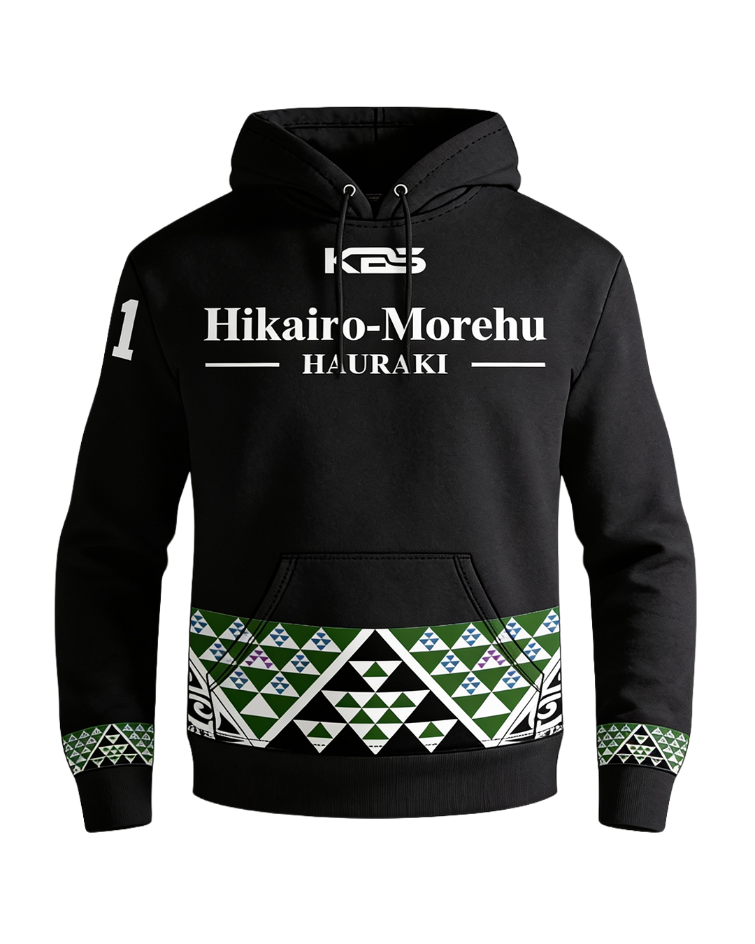 Hikairo-Morehu Whānau - Hoodie (Black)