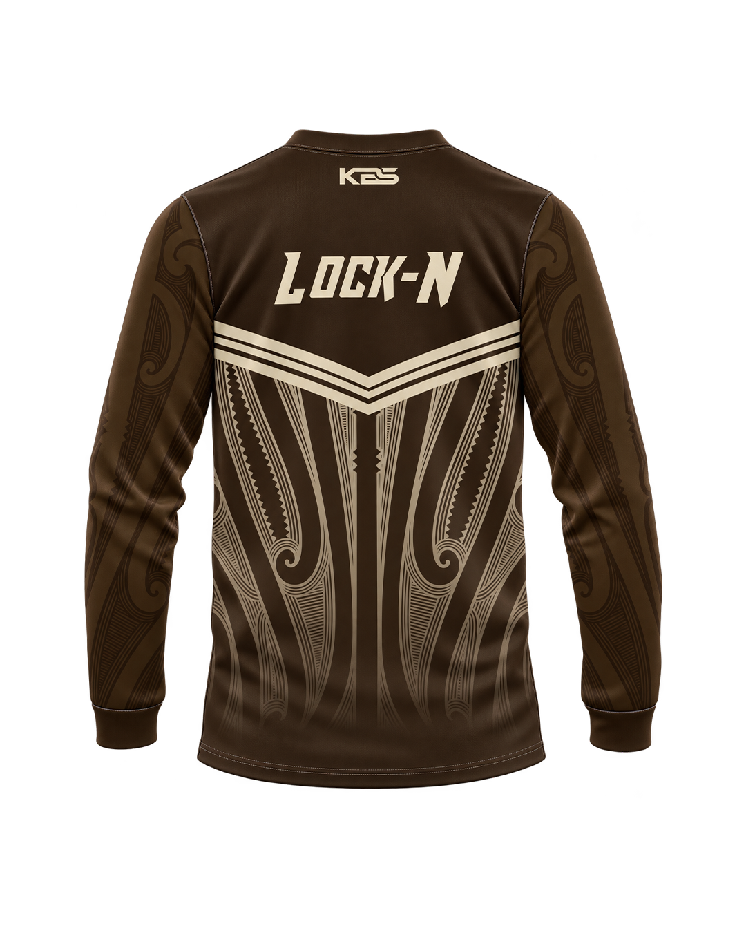 Lock-N Sublimated Long Sleeve (Brown)