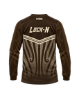 Lock-N Sublimated Long Sleeve (Brown)