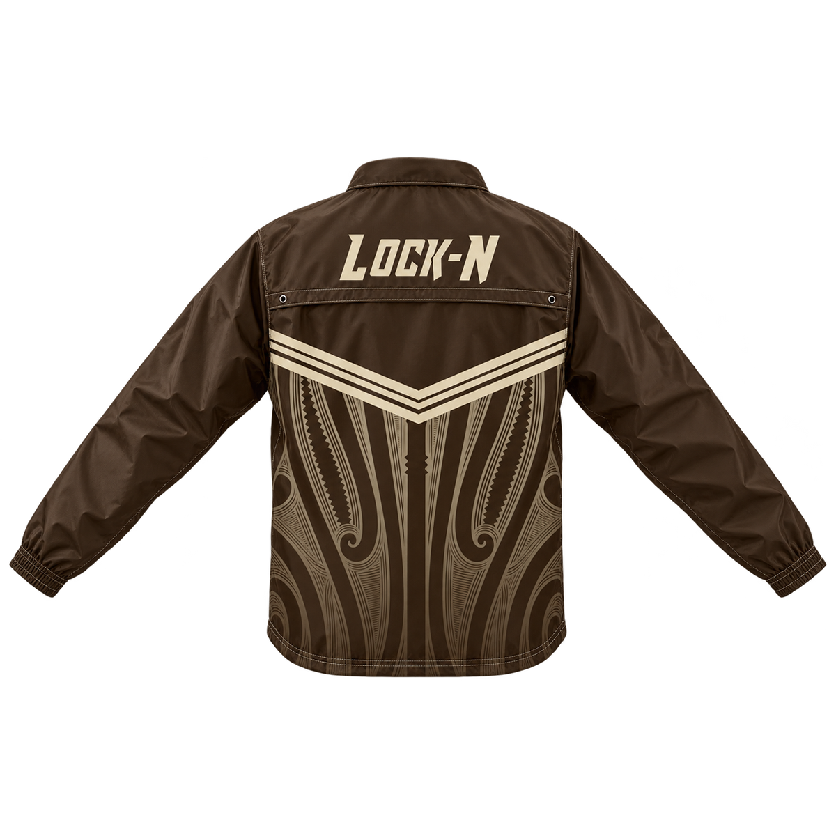 Lock-N Sublimated Training Jacket (Brown)