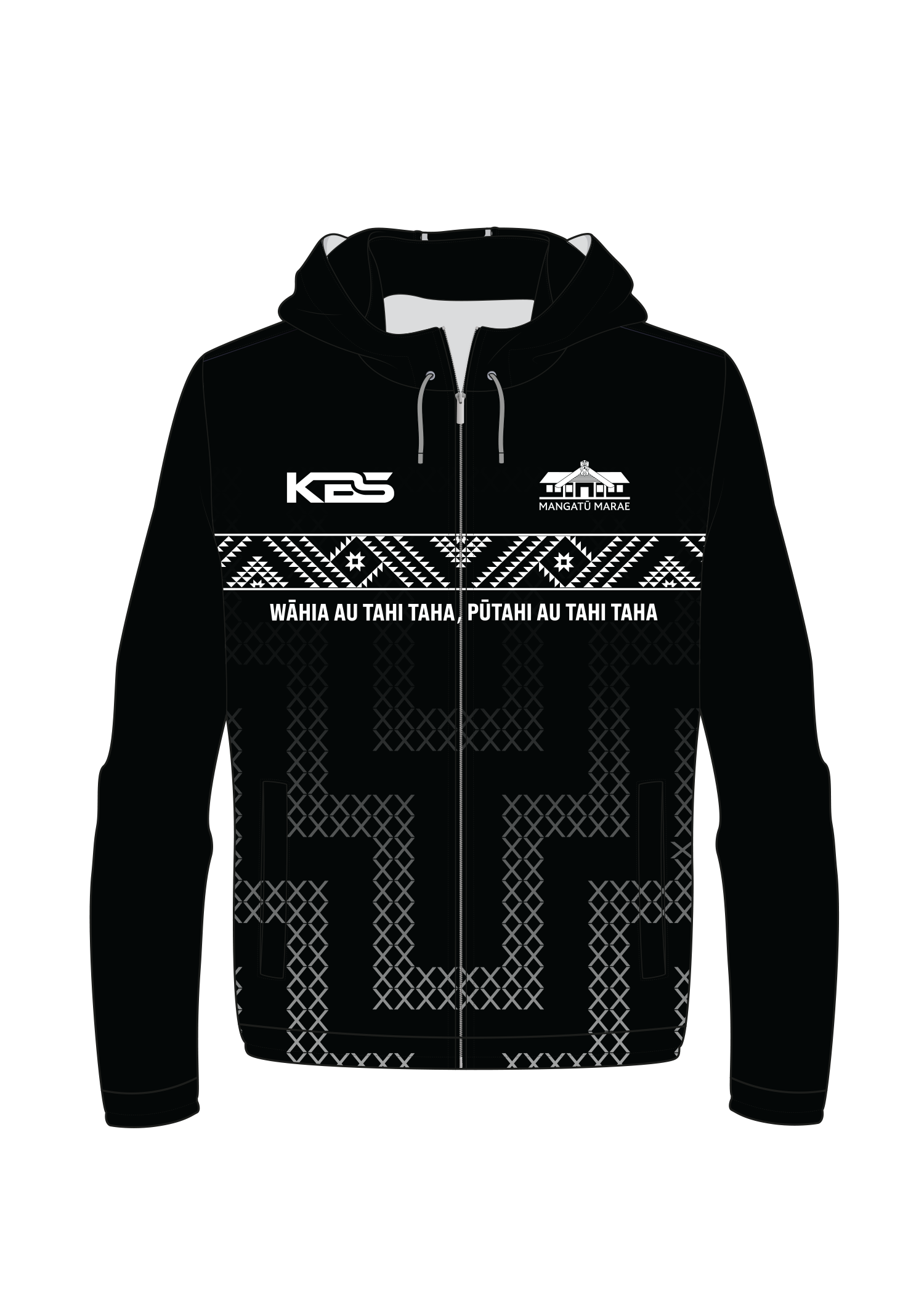 Mangatū Marae - N-Line Jacket (Black)