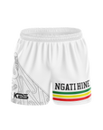 Ngati Hine Touch - White Replica On Field Shorts