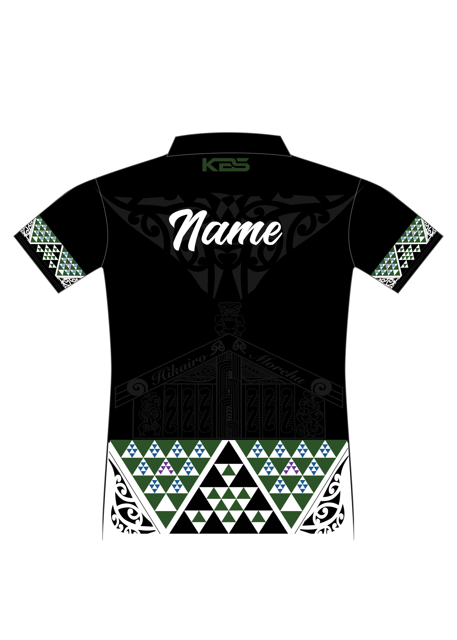 Hikairo-Morehu Whānau - Polo (Black)