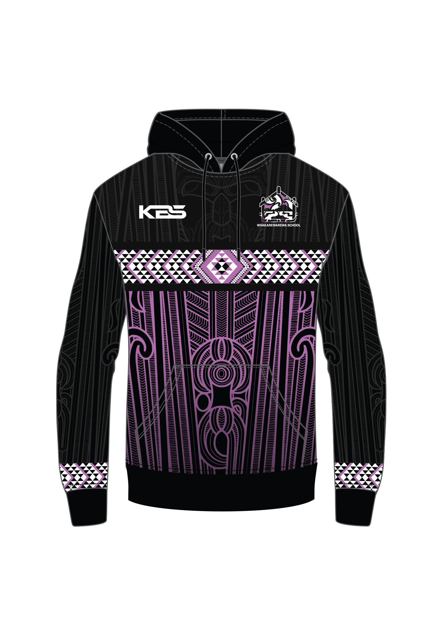 Whakarewarewa School - Hoodie (Purple)