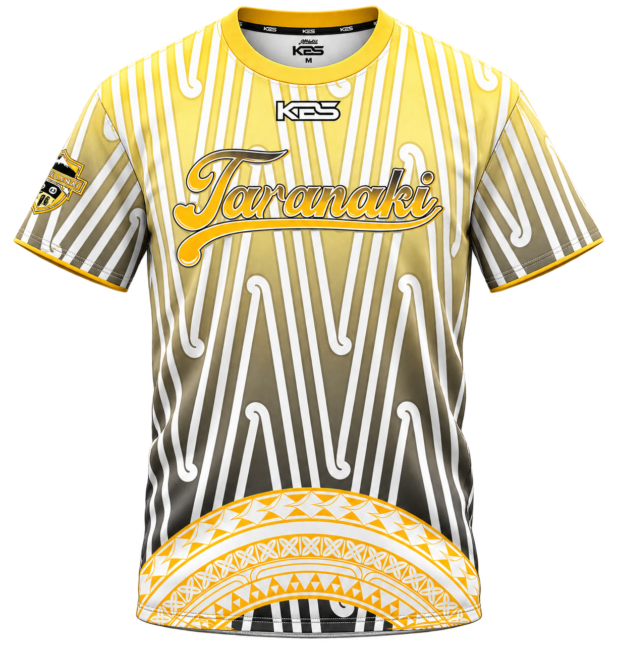 Taranaki Touch - N-Line T-Shirt (Yellow)