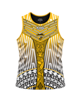 Taranaki Touch - N-Line Singlet (Yellow)