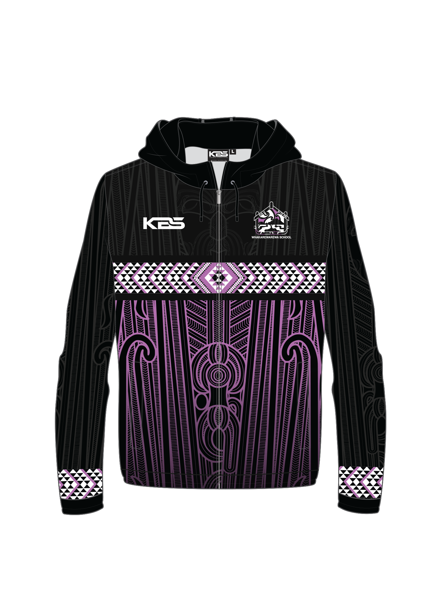Whakarewarewa School - N-Line Jacket (Purple)