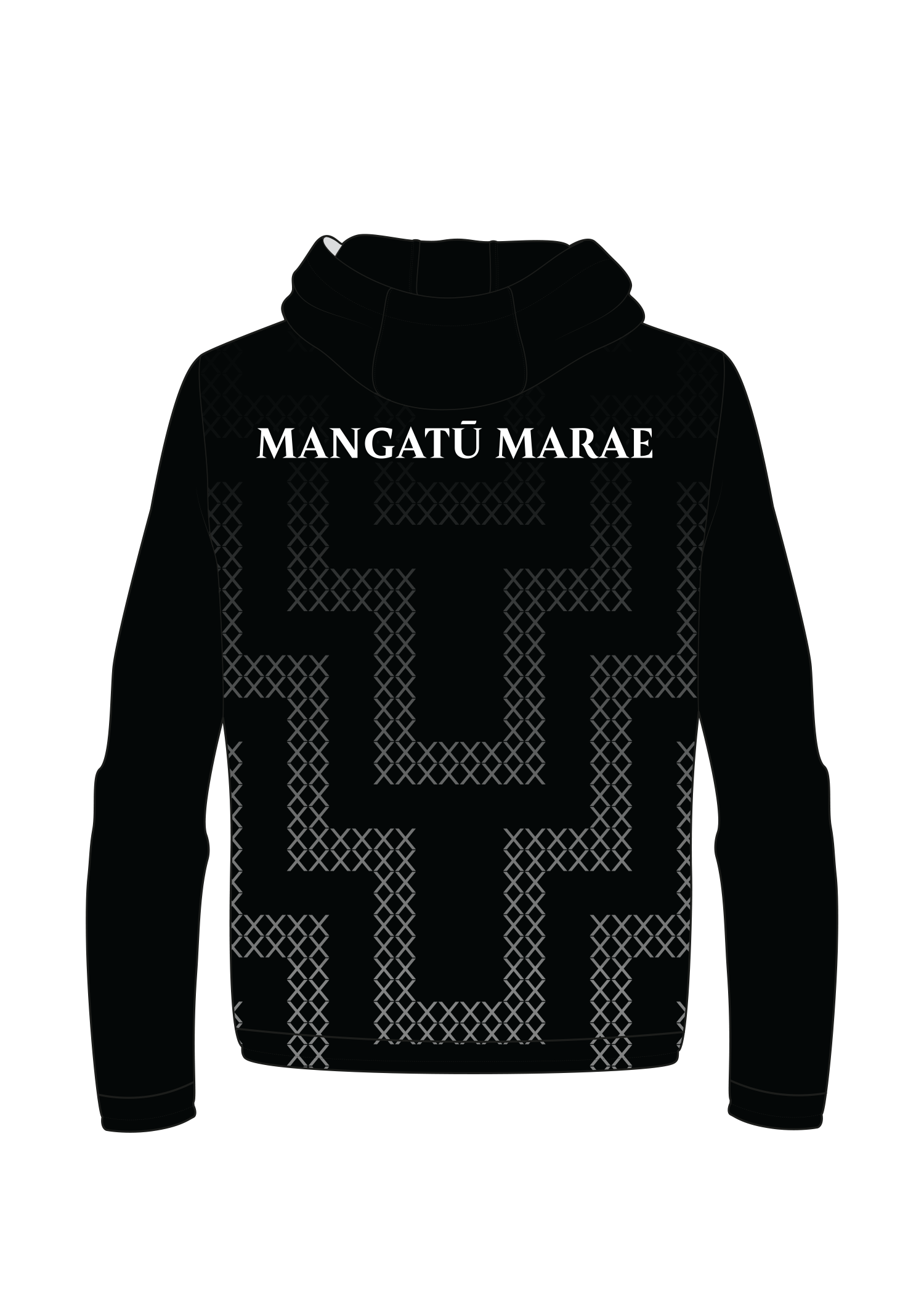 Mangatū Marae - N-Line Jacket (Black)