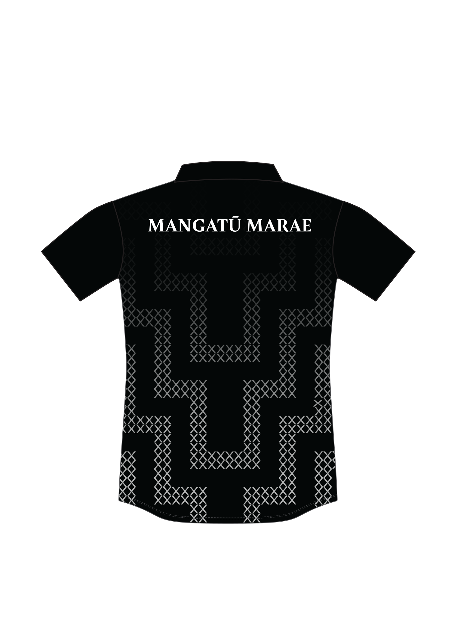 Mangatū Marae - Polo (Black)