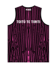 Natives Sports Performance - N-Line Singlet (Black & Pink)