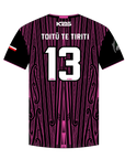 Natives Sports Performance N-Line T-Shirt (Black & Pink)