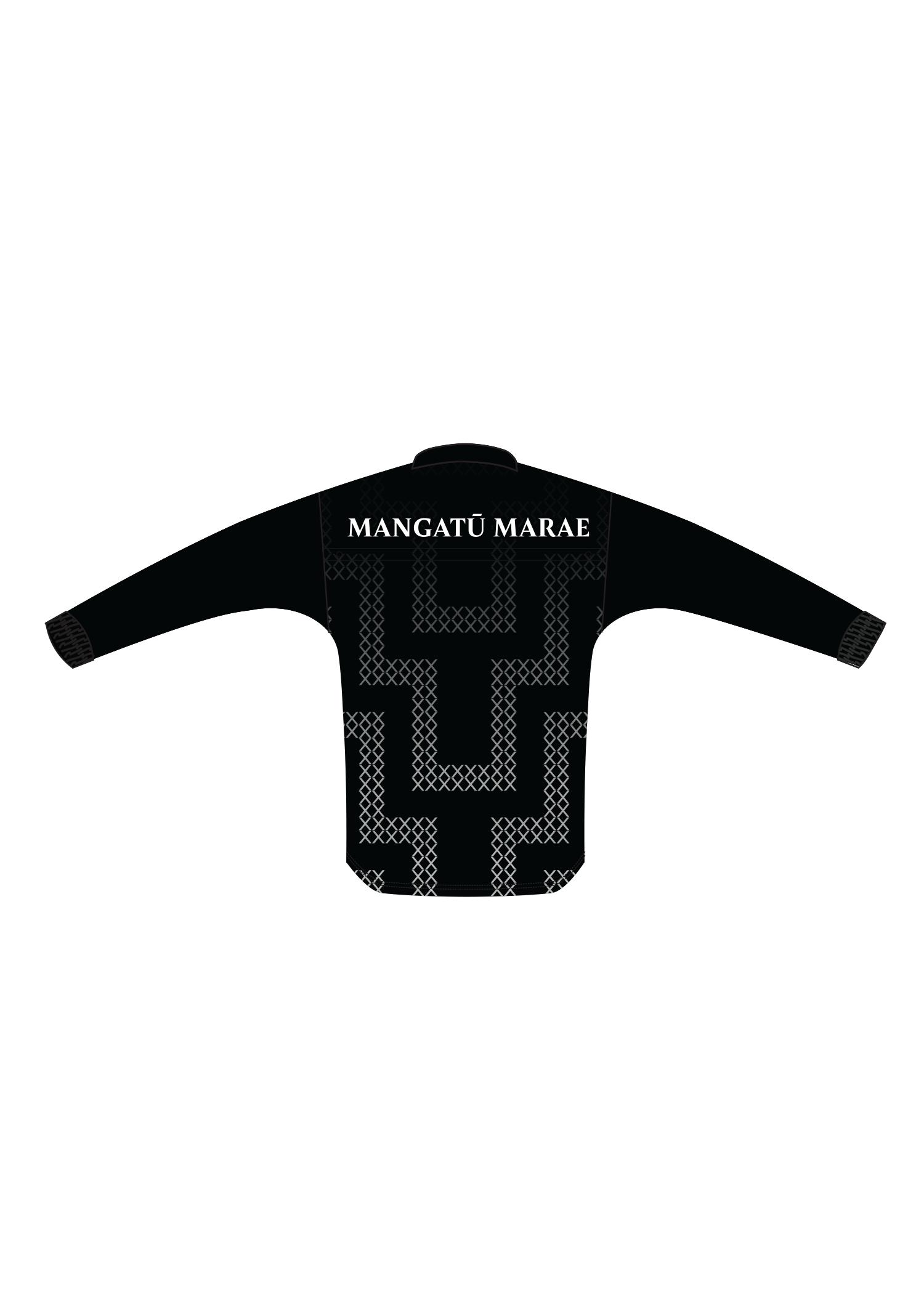 Mangatū Marae - Training Jacket (Black)