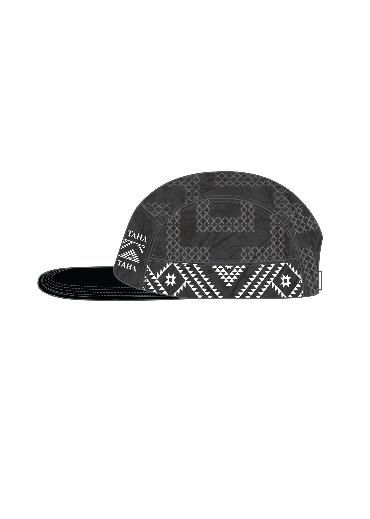 Mangatū - N-Line 8 Panel Cap (Grey)