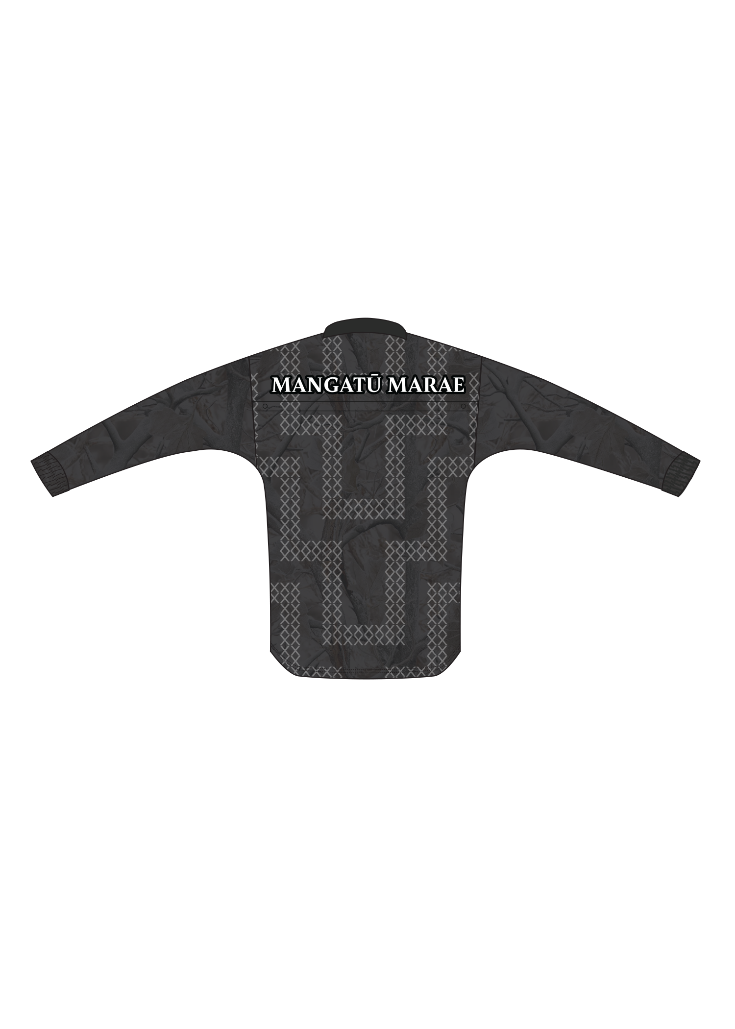 Mangatū Marae - Training Jacket (Grey)