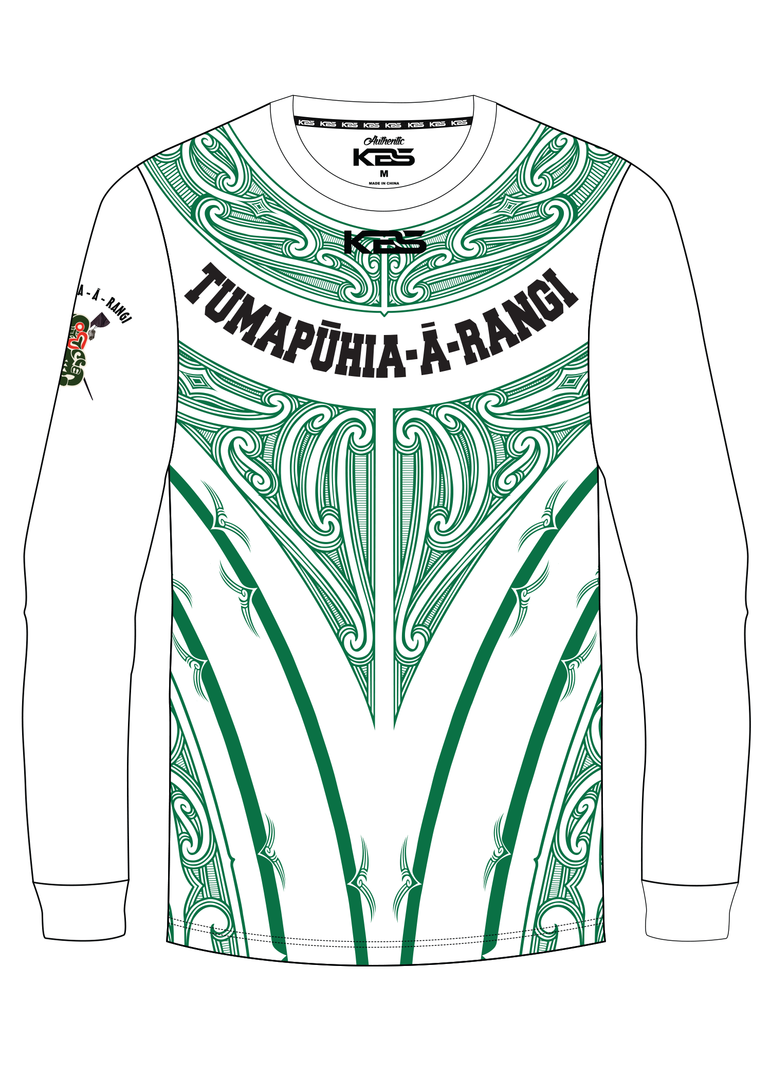 Ngai Tumapūhia ā Rangi - Sublimated Long Sleeve T-Shirt