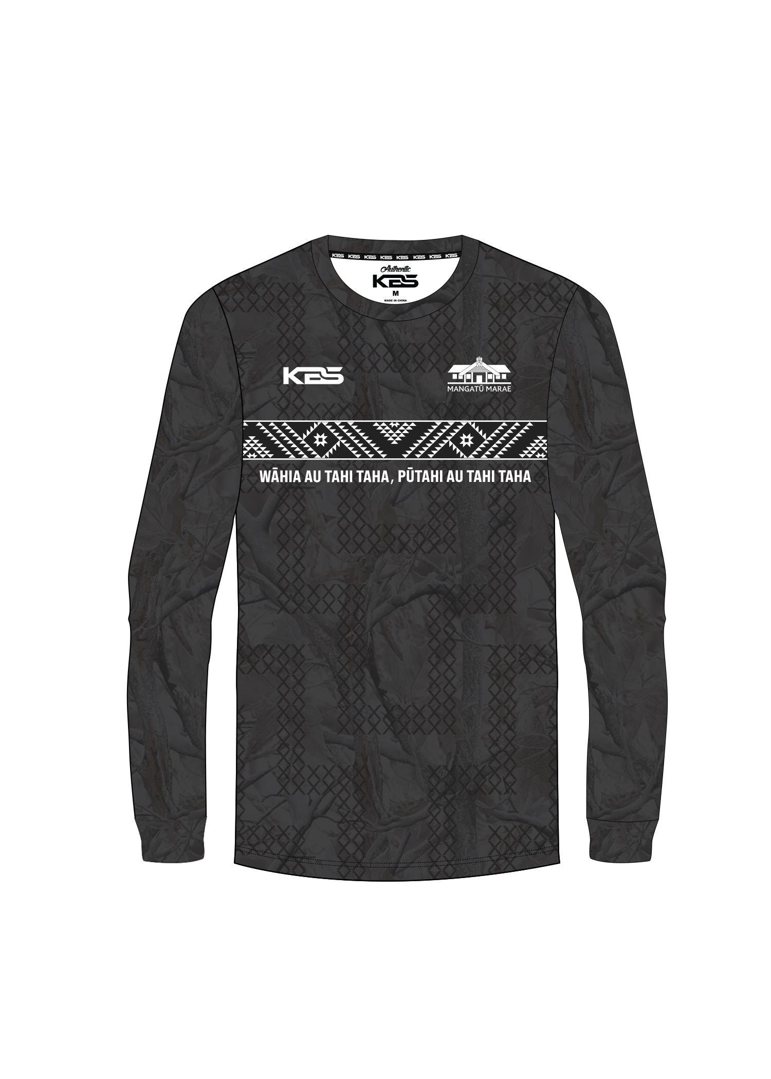 Mangatū Marae - Long Sleeve (Grey)