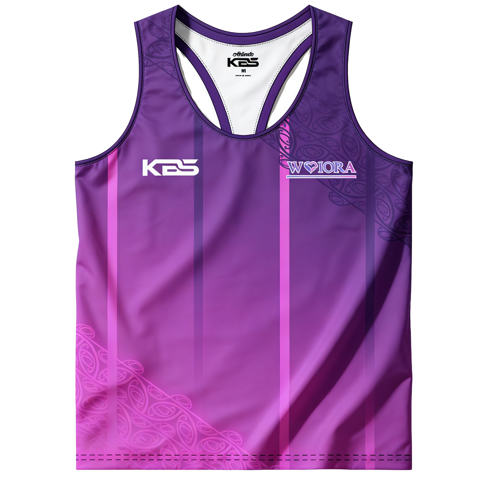 Waiora - Racer Back Singlet (Purple)