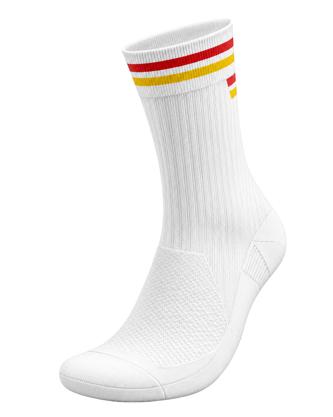 Waikato Touch - White GRIP Crew Socks