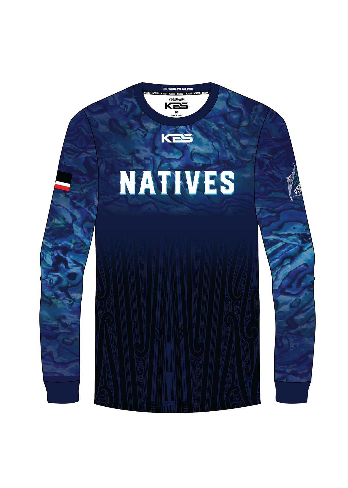 Natives Sports Performance - Long Sleeve (Paua) – KBS Sportswear ...