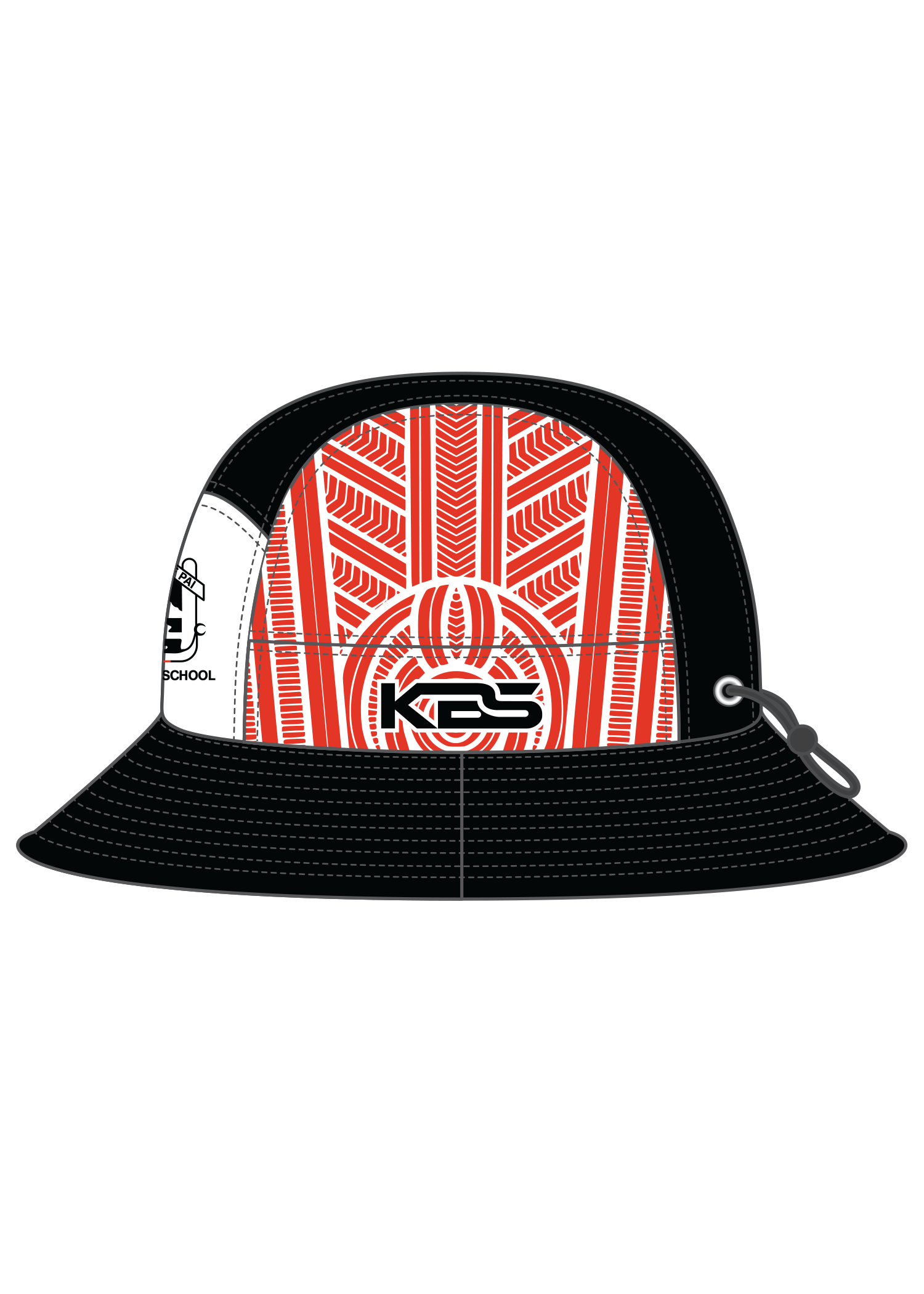 Whakarewarewa - Bucket Hat (Red)