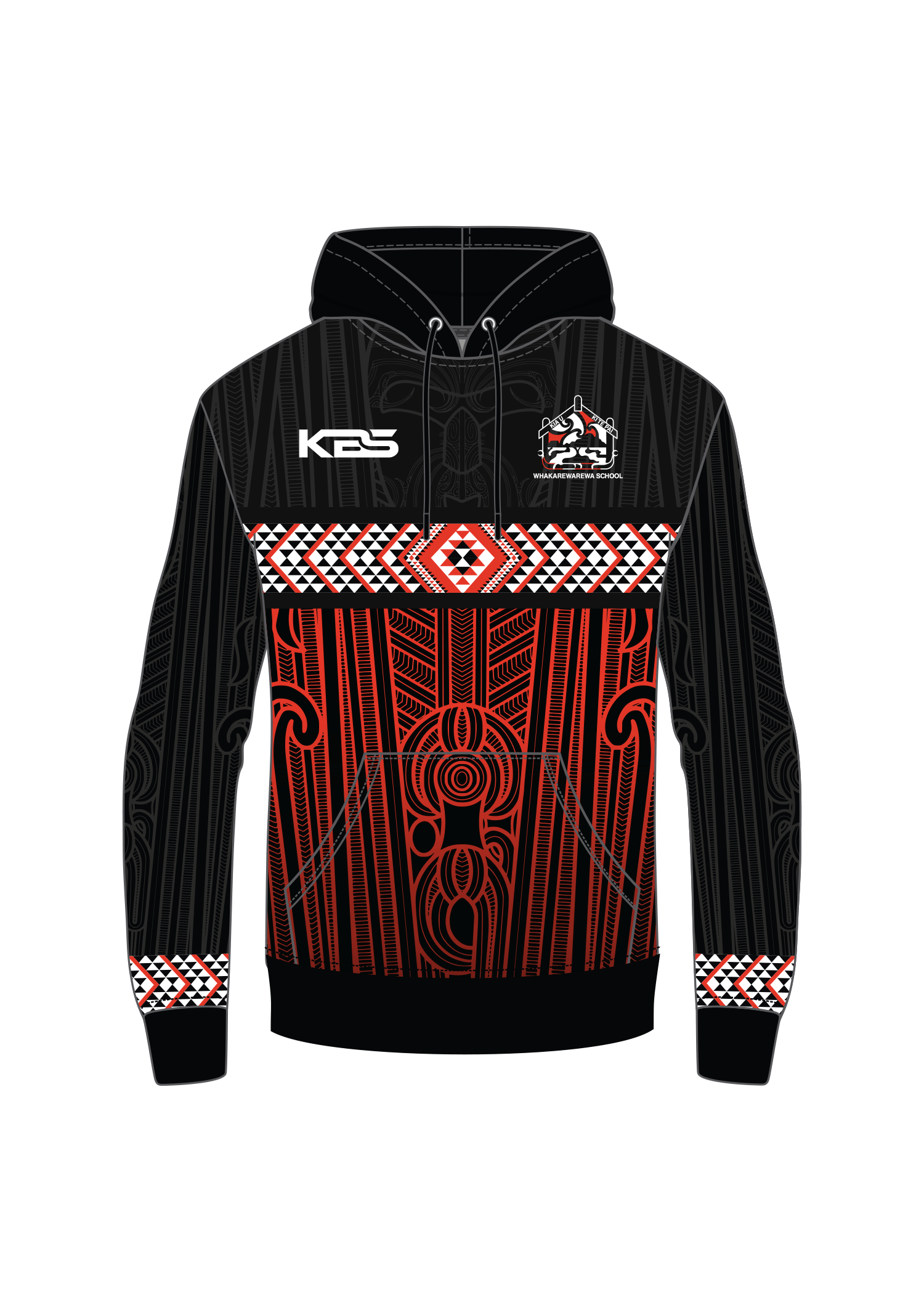 Whakarewarewa School - Hoodie (Red)