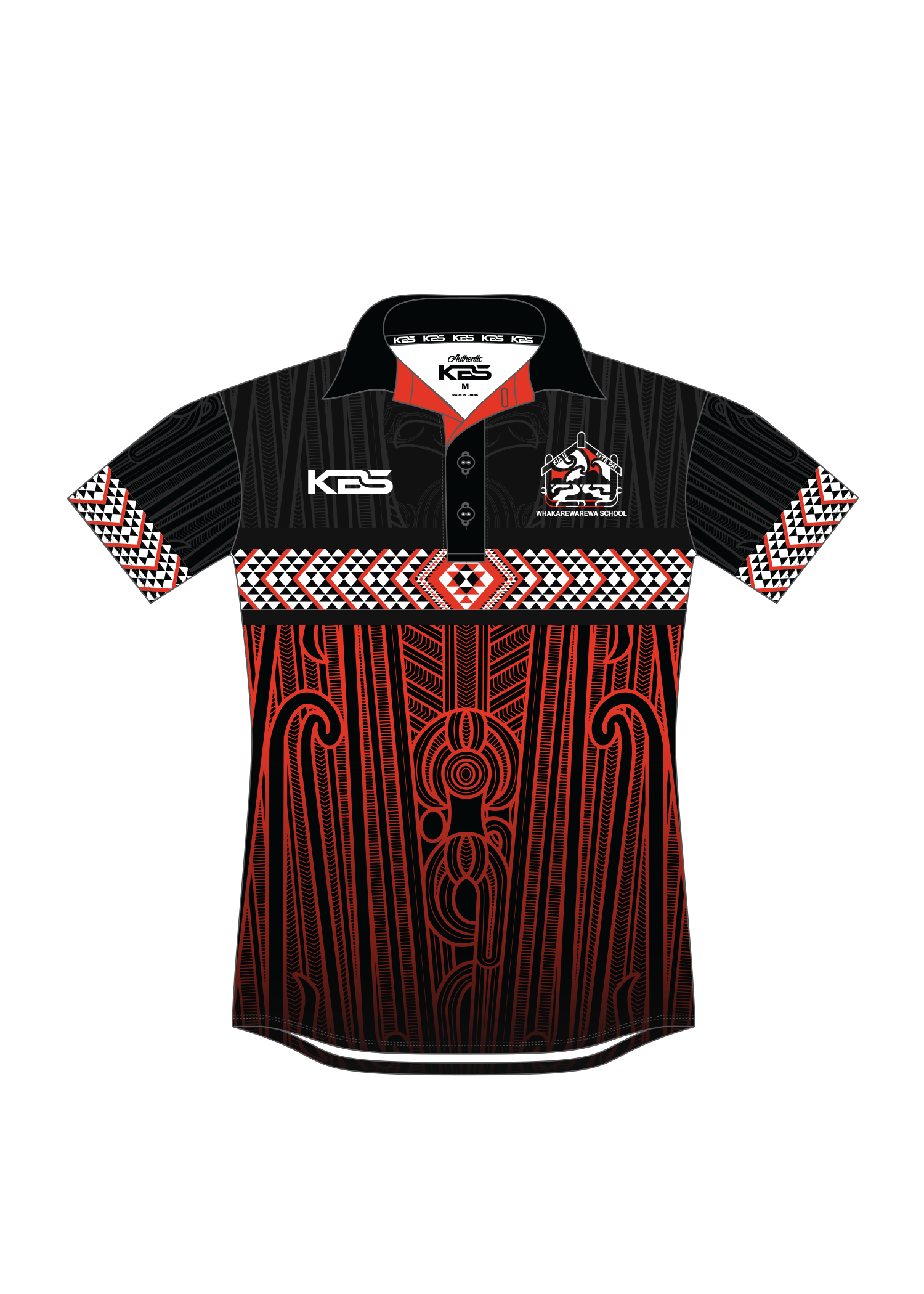 Whakarewarewa School - Polo (Red)