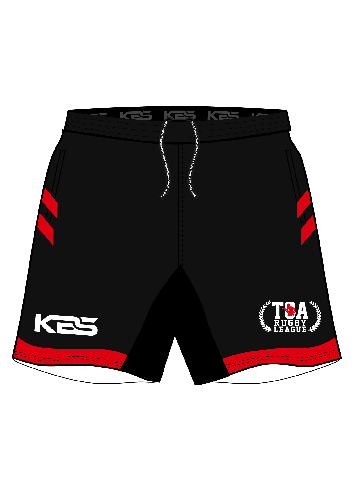 Toa Rugby League - Training Shorts