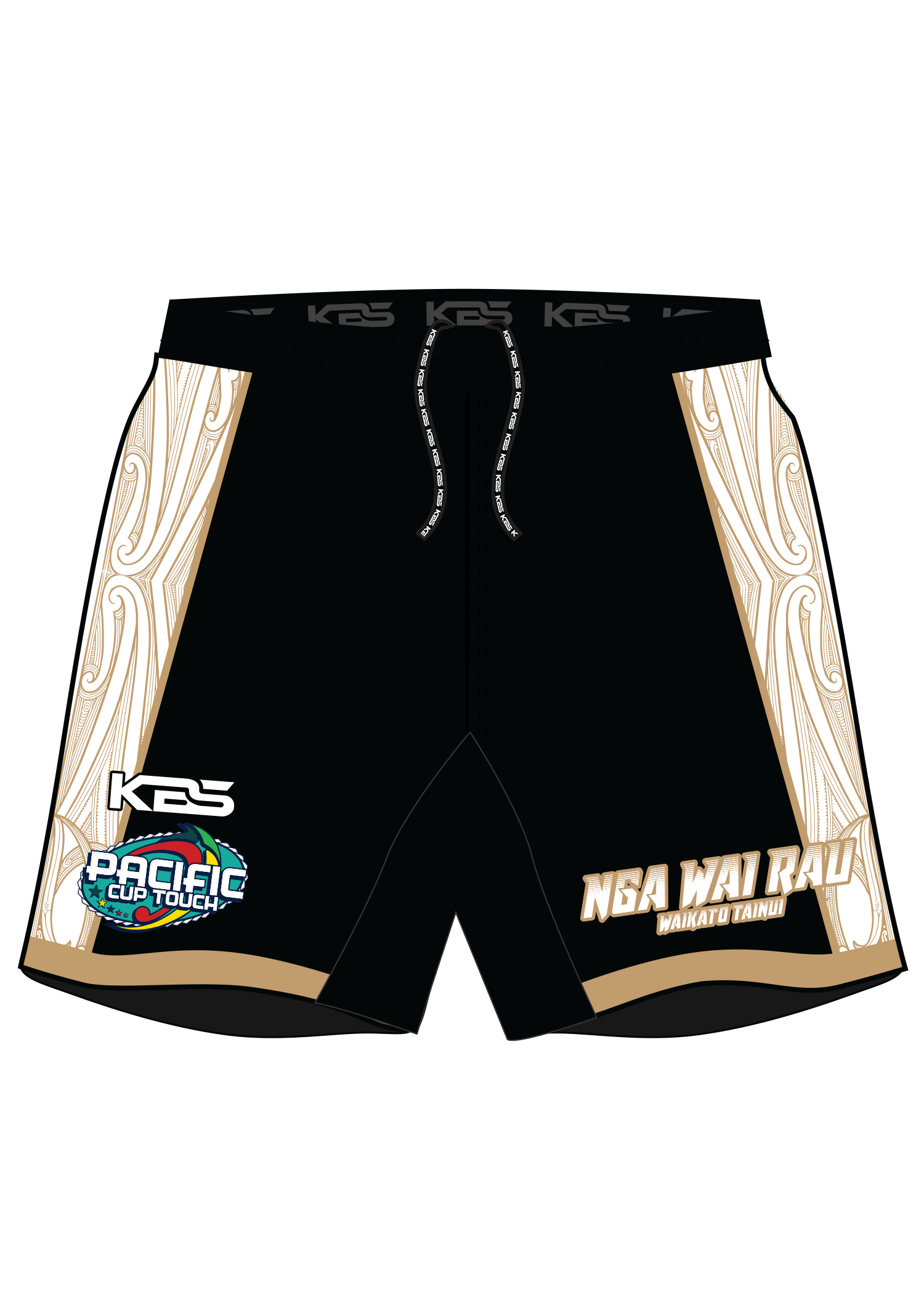 Nga Wai Rau (Waikato/Tainui) - Training Shorts