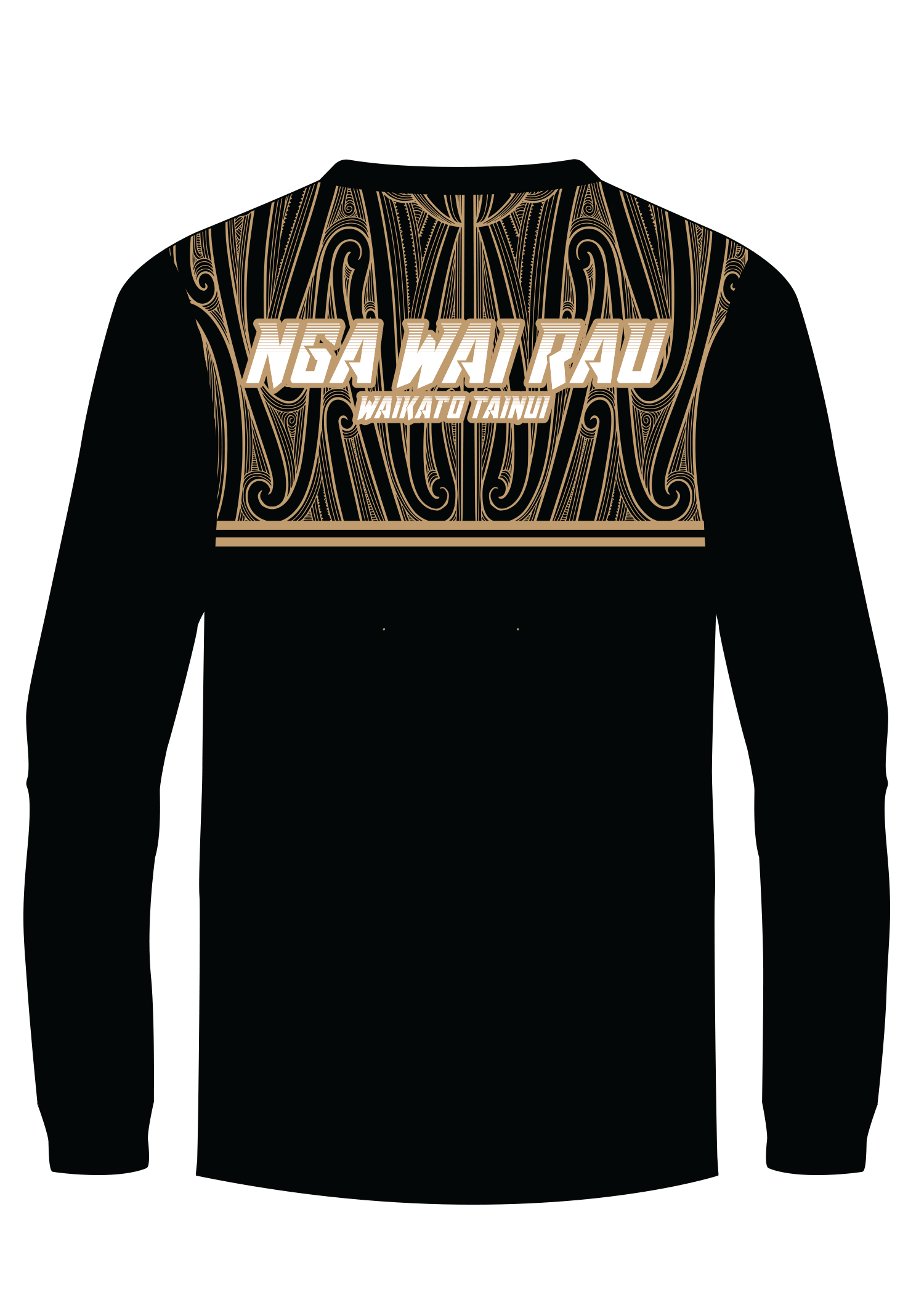 Nga Wai Rau (Waikato/Tainui) - Long Sleeve T-Shirt