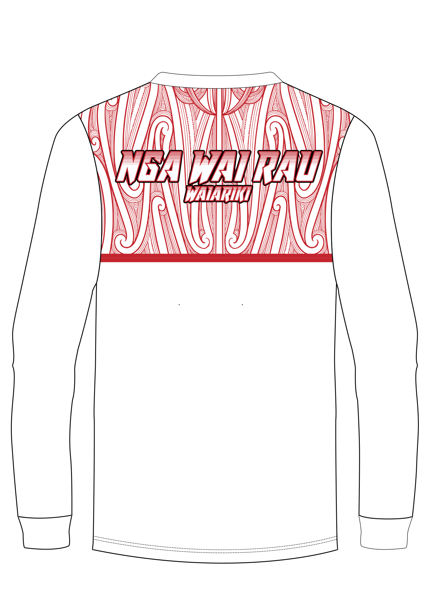 Nga Wai Rau (Waiariki) - Long Sleeve T-Shirt