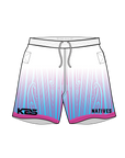 Natives Sports Performance - Tag Multi Purpose Shorts (White, Blue & Pink)