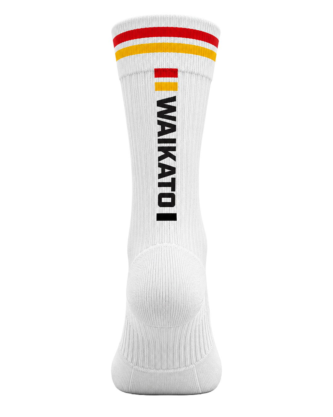 Waikato Touch - White GRIP Crew Socks